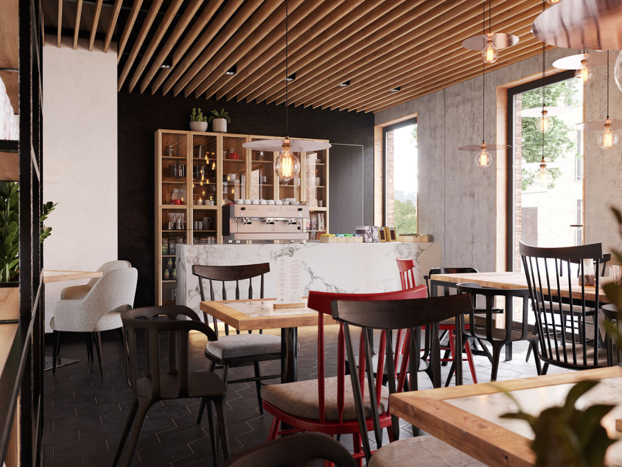 THIẾT KẾ COOFEE SHOP 1